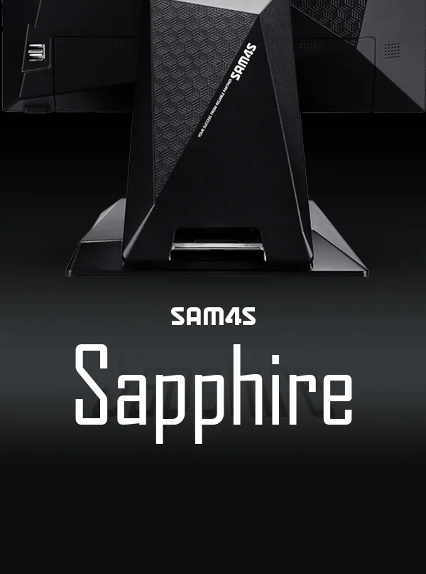 SAM4S Sapphire - Terminal POS compacto e eficiente